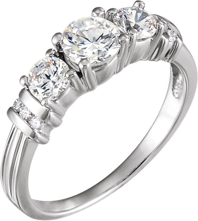 Platinum Diamond Anniversary Band 1.17 CTW Ref 783108