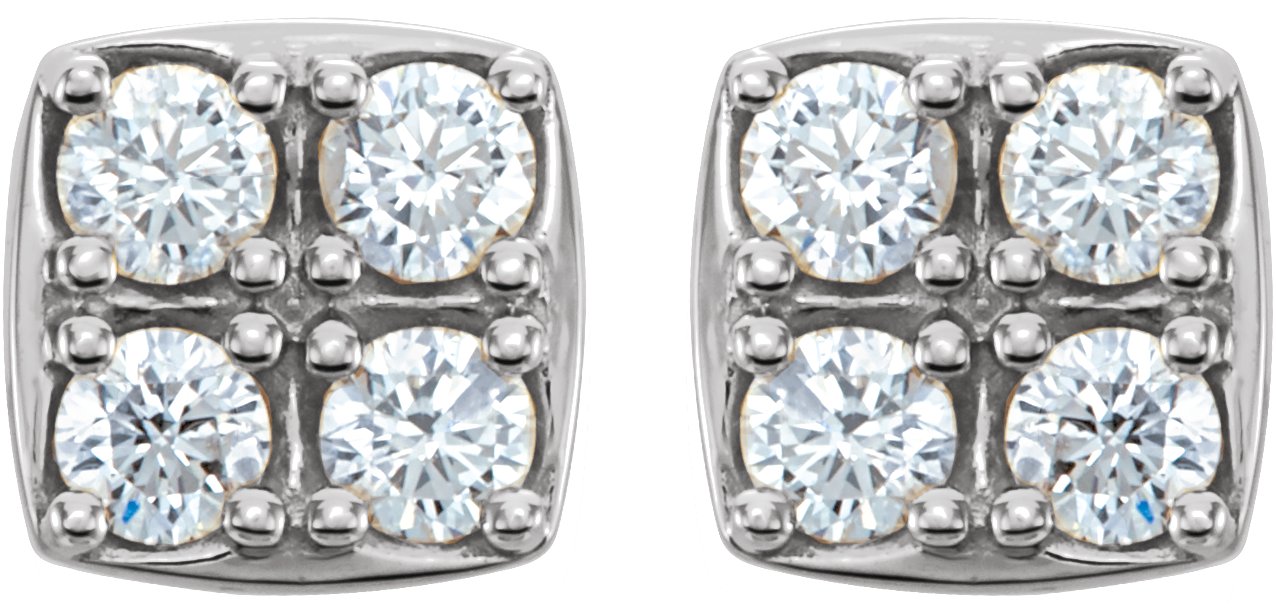 Alternative view of Cluster Earrings