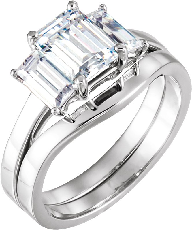 3-Stone Engagement Ring Mounting