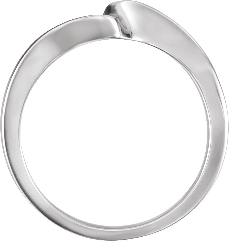 14K White Band-2