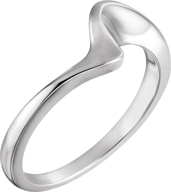 14K White Band