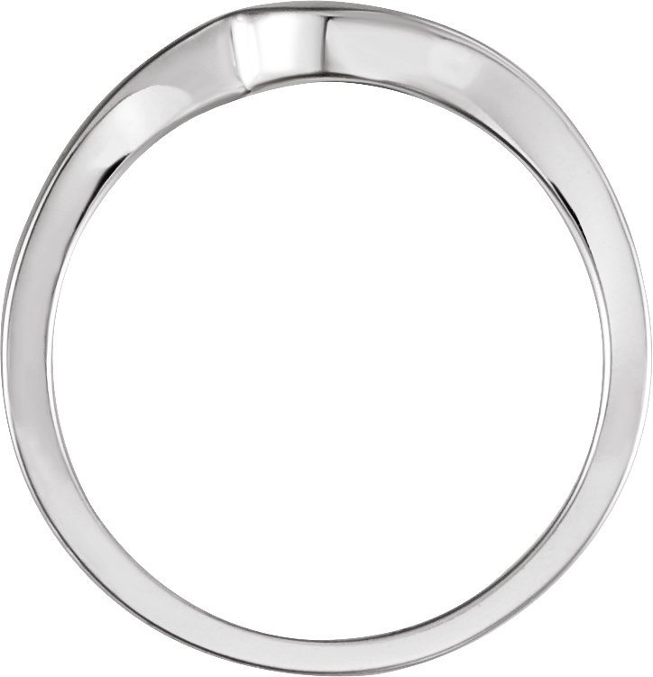 14K White Band-2