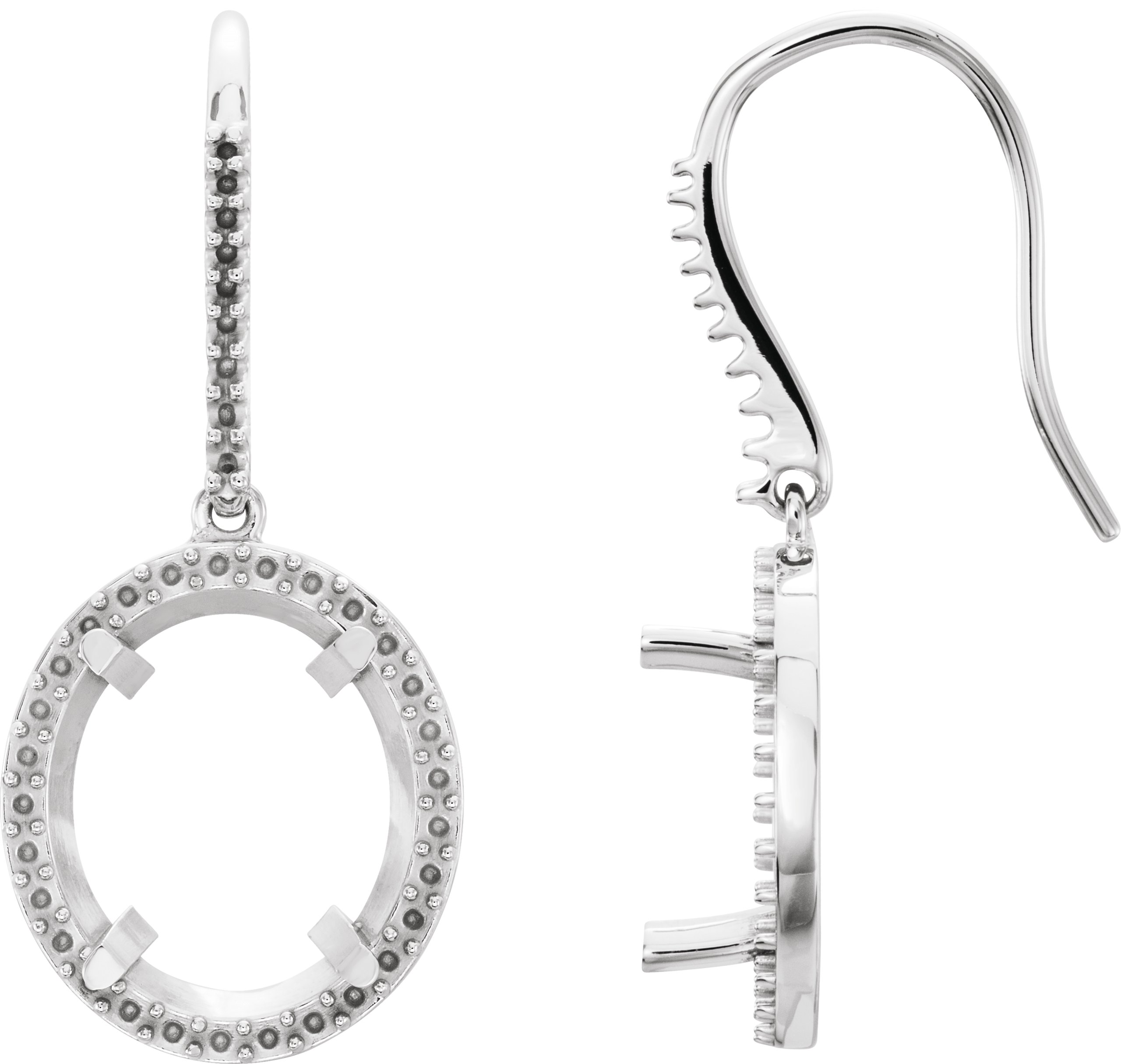 Halo-Style Earrings