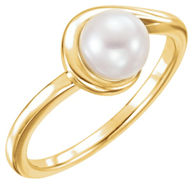 Pearl Freeform Ring