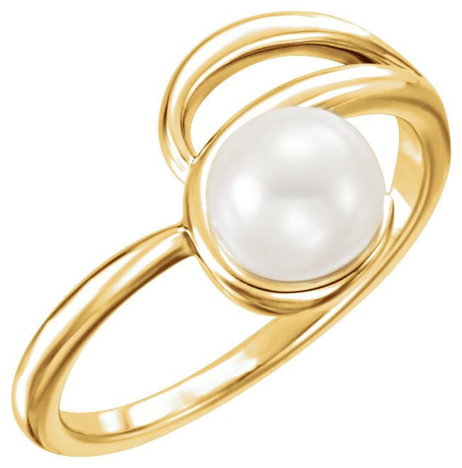 Pearl Freeform Ring