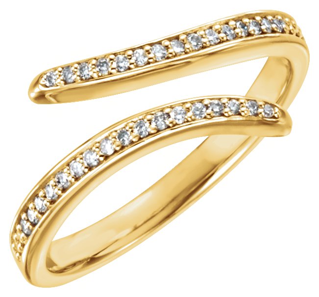 14K Yellow 1/6 CTW Diamond Ring