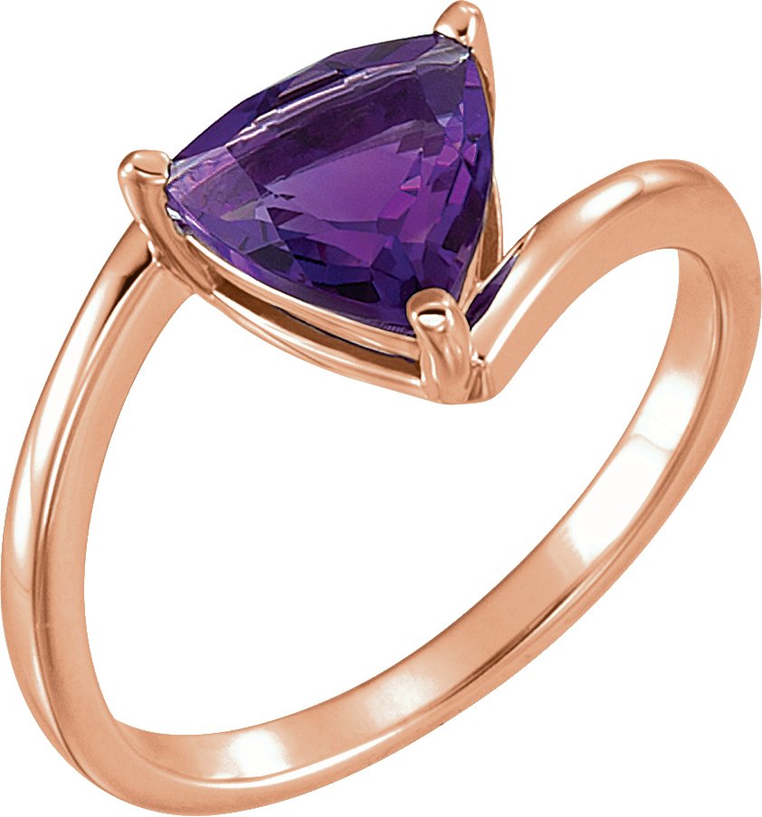 14K Rose Amethyst Ring Ref 11922547