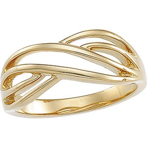 14K Yellow Freeform Ring