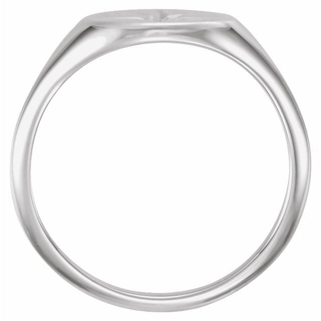 14K White .02 CT Natural Diamond Ring