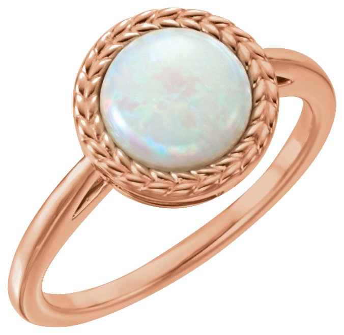 14K Rose Opal Ring