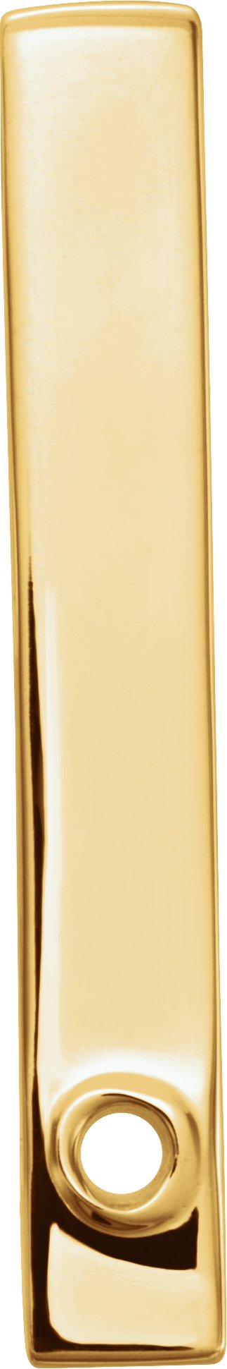 Family Engravable Bar Pendant