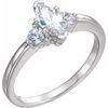 Platinum Diamond Engagement Ring .25 CTW Ref 902769