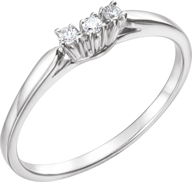 Accented Engagement Ring or Band