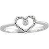 Diamond Heart Ring .02 CTW Ref 140109