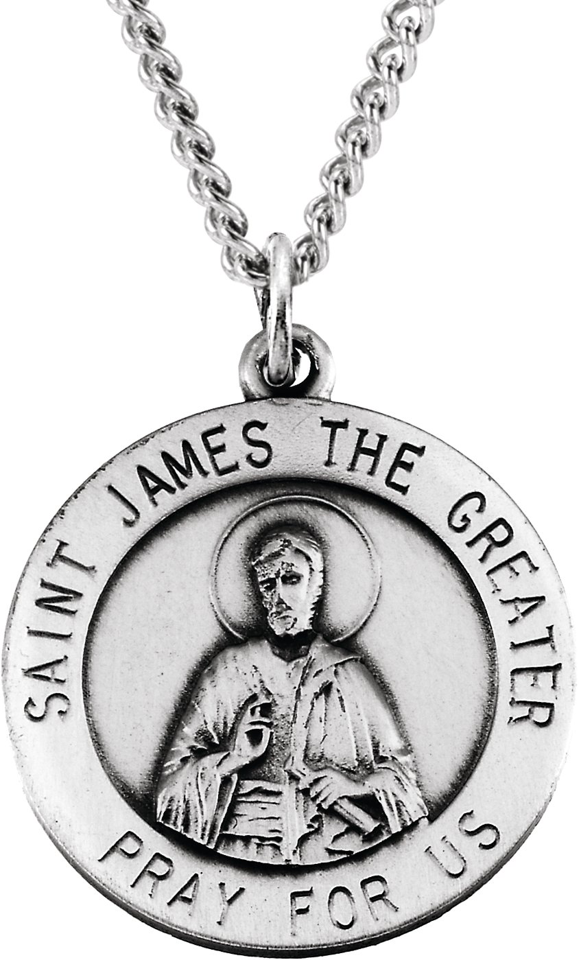 St. James Medal Necklace or Pendant