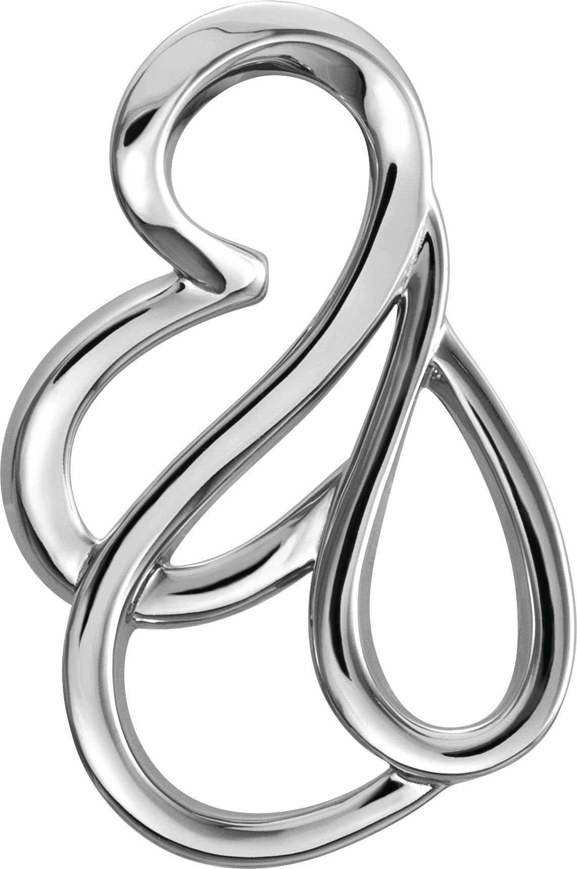 Platinum Freeform Slide Pendant Ref. 12222166