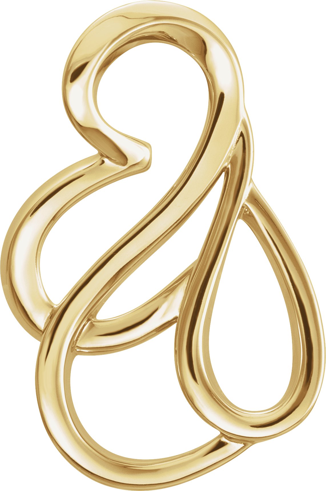 14K Yellow Freeform Slide Pendant Ref. 12222164