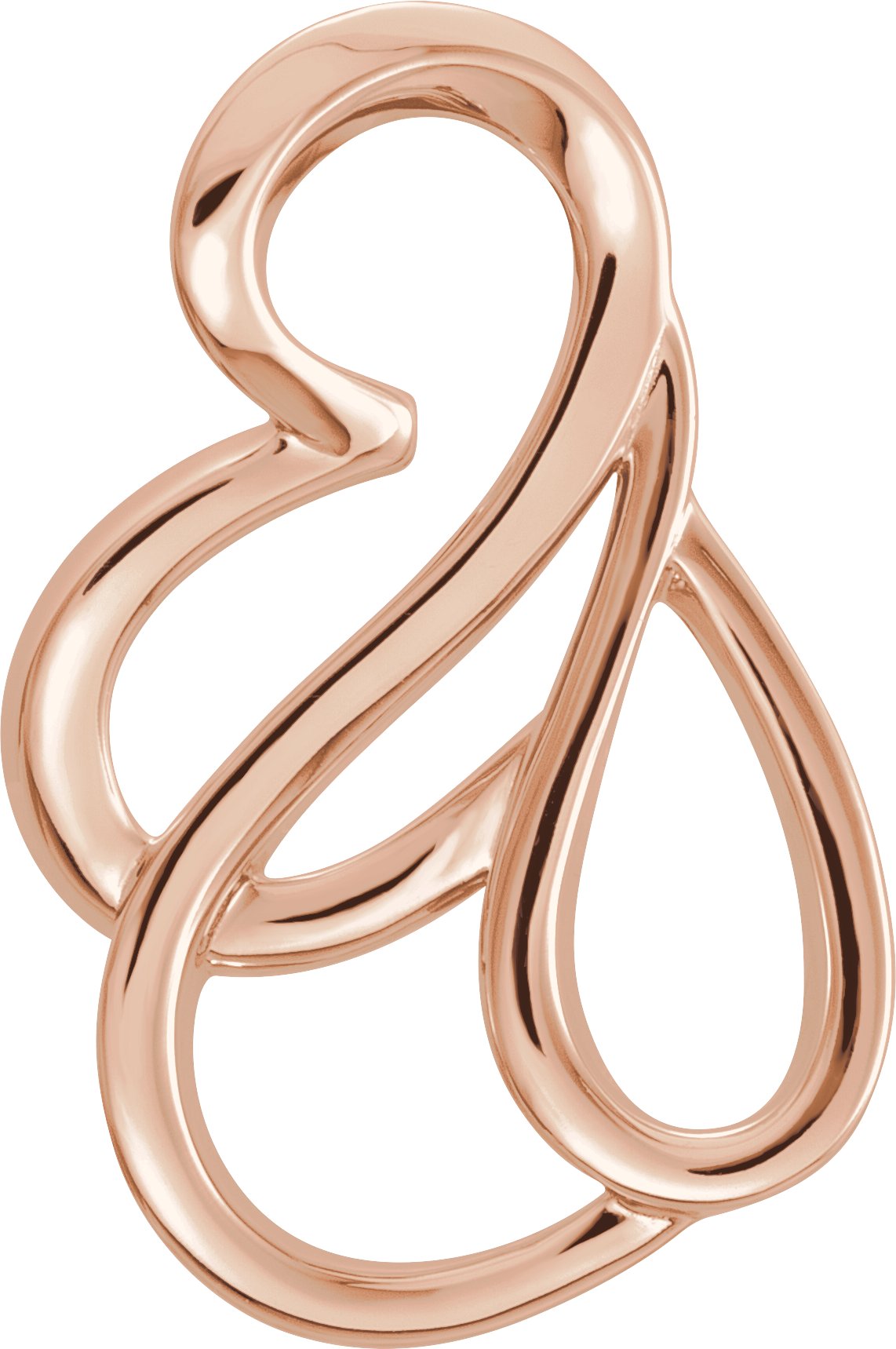 14K Rose Freeform Slide Pendant Ref. 12222165