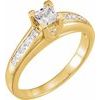 14K Yellow .75 CTW Diamond Engagement Ring Ref 1907563