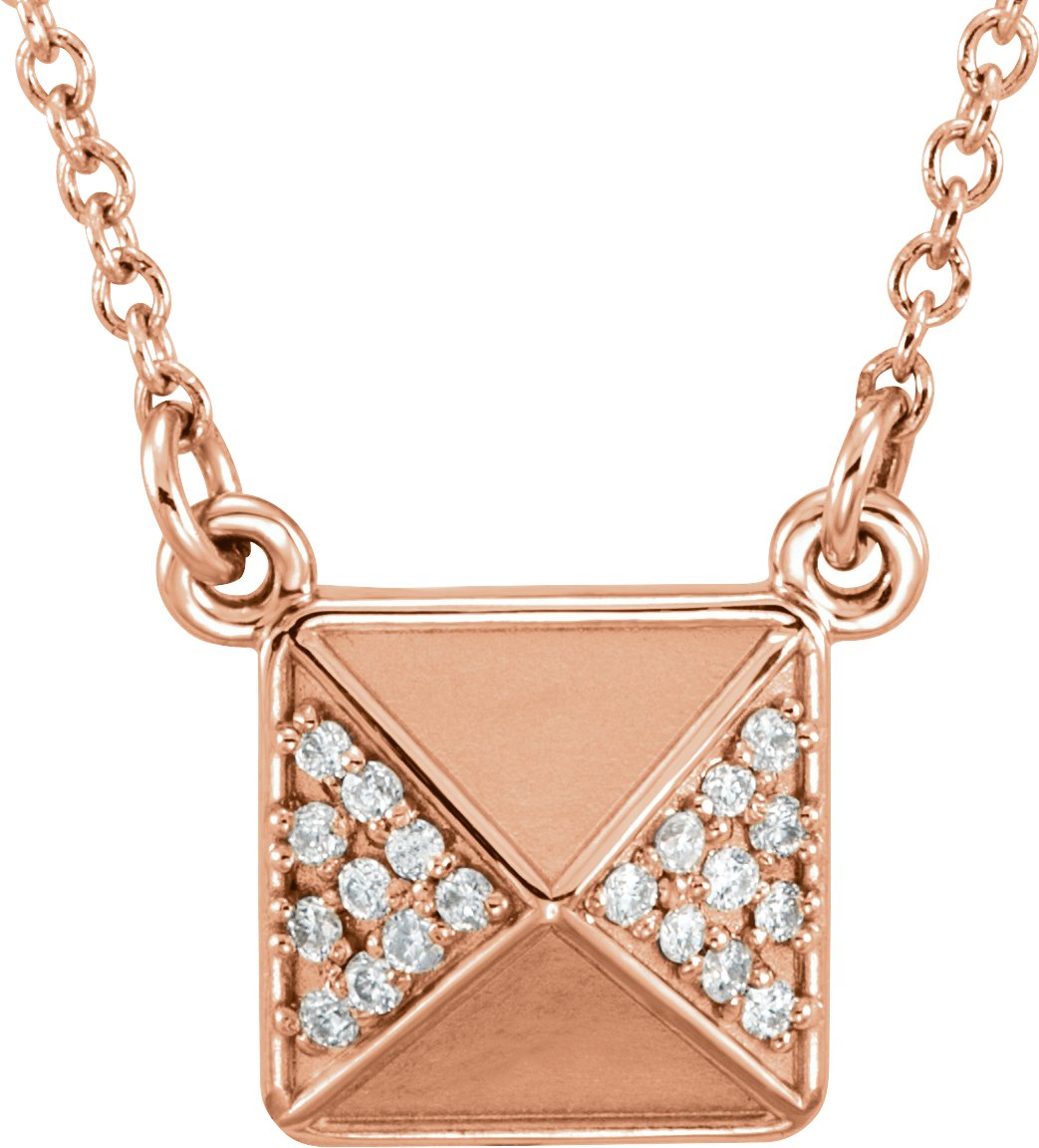 Pyramid Necklace or Center
