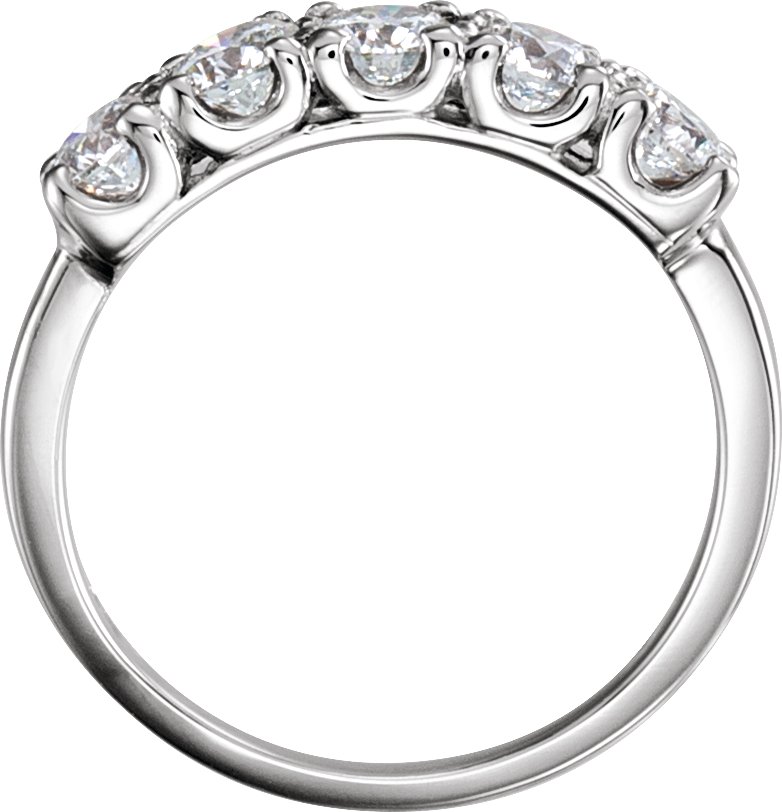 Alternative view of 1 1/4 CTW Natural Diamond Anniversary Band – Platinum