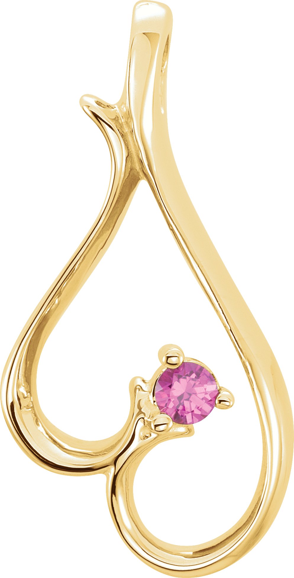Family Heart Slide Pendant