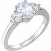 Platinum 3 Stone Diamond Engagement Ring Ref 251545