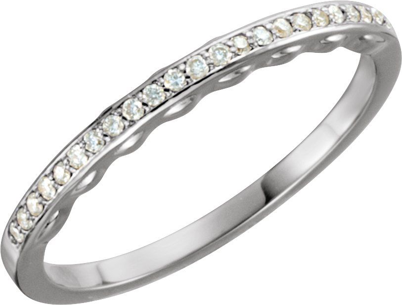 Continuum Sterling Silver .10 CTW Diamond Band Ref 4573995