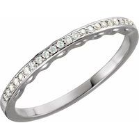 Continuum Sterling Silver 1/10 CTW Natural Diamond Band