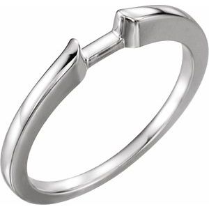 Platinum Band for 4.1 mm Round Ring  