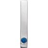 14K White Blue Sapphire Family Engravable Bar Slide Pendant Ref. 16233279