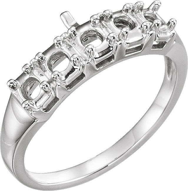 Accented Vintage-Inspired Engagement Ring or Band