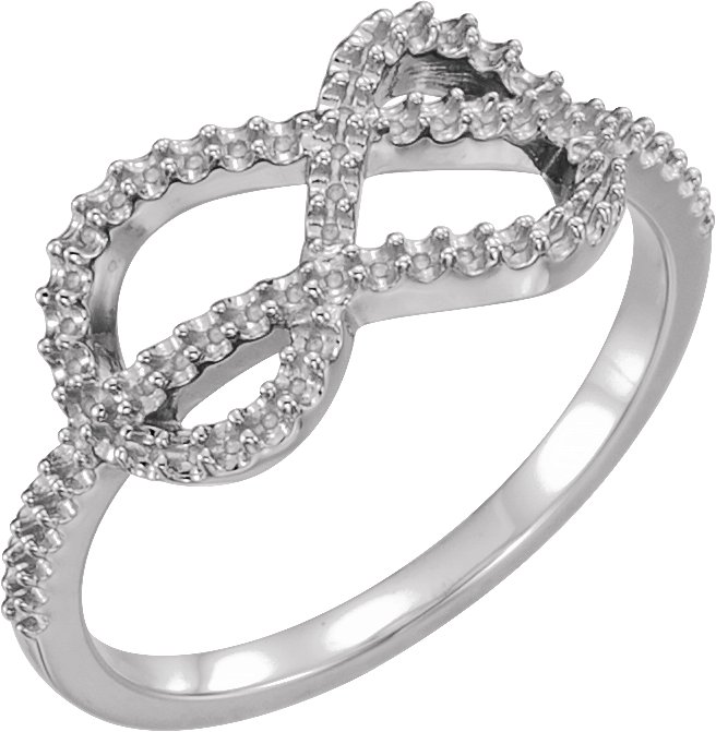 Diamond Knot Ring alebo neosadený