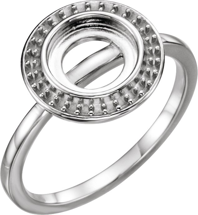 Halo-Style Cabochon Ring