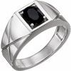 14K White Onyx Ring Ref. 12235240