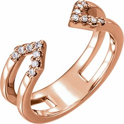 Diamond Geometric Ring