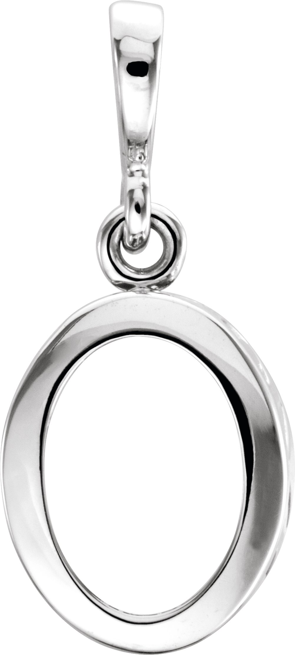 Filigree Back-Set Bezel Pendant
