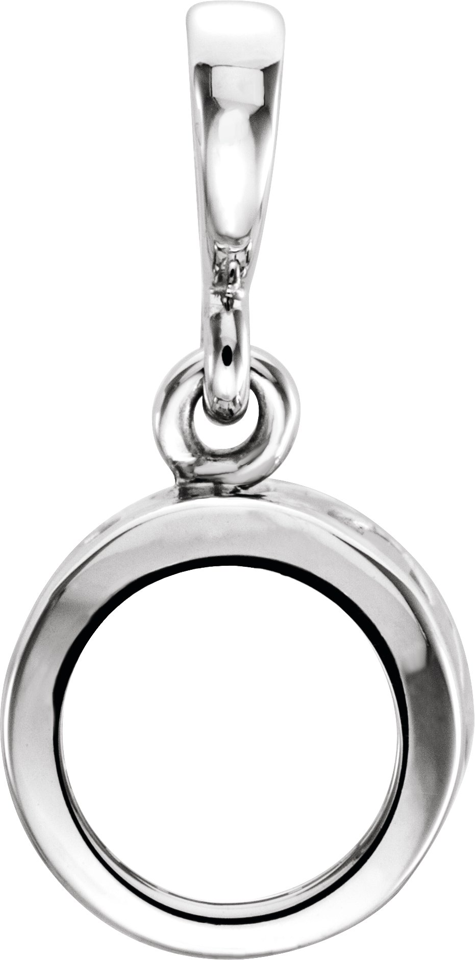 Filigree Back-Set Bezel Pendant