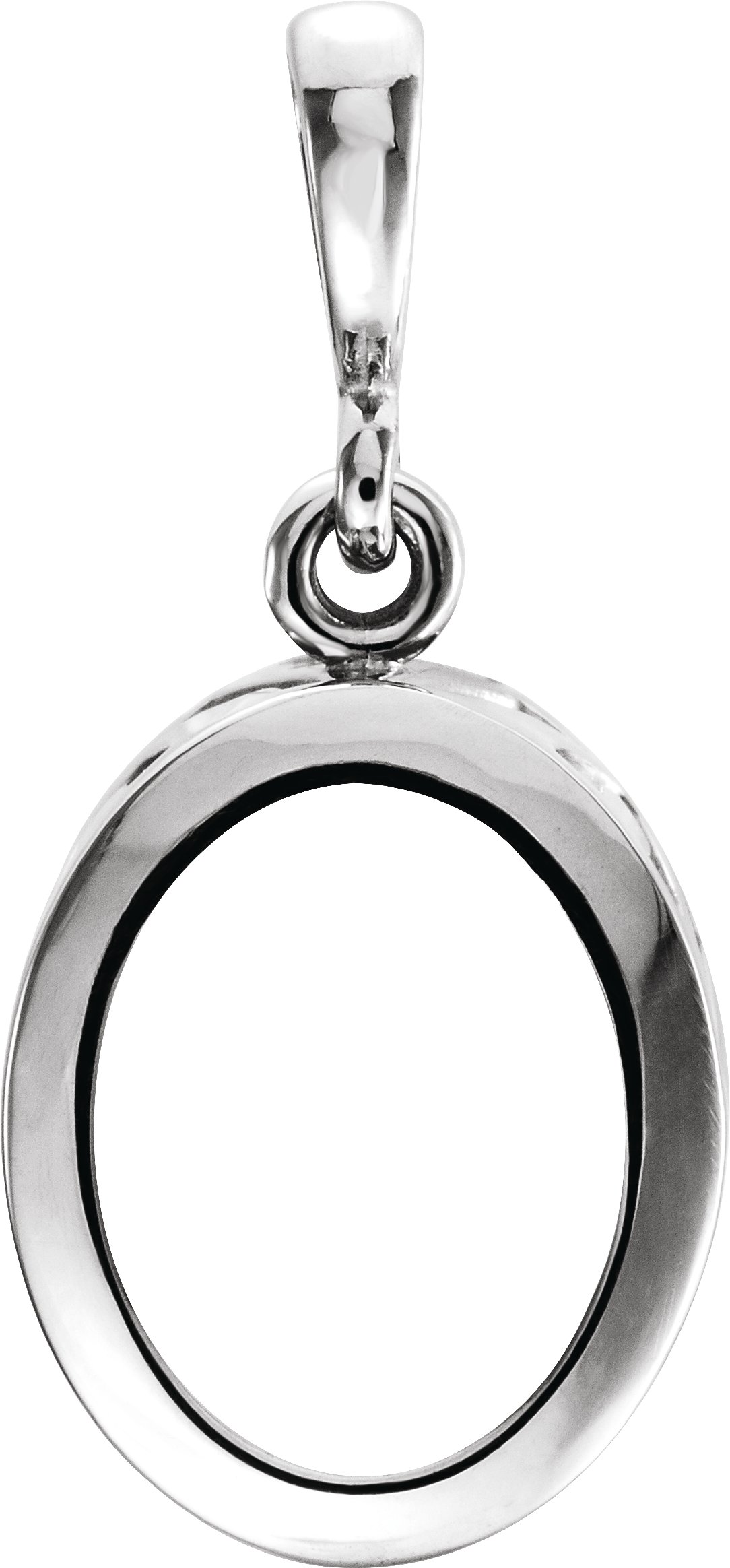 Filigree Back-Set Bezel Pendant