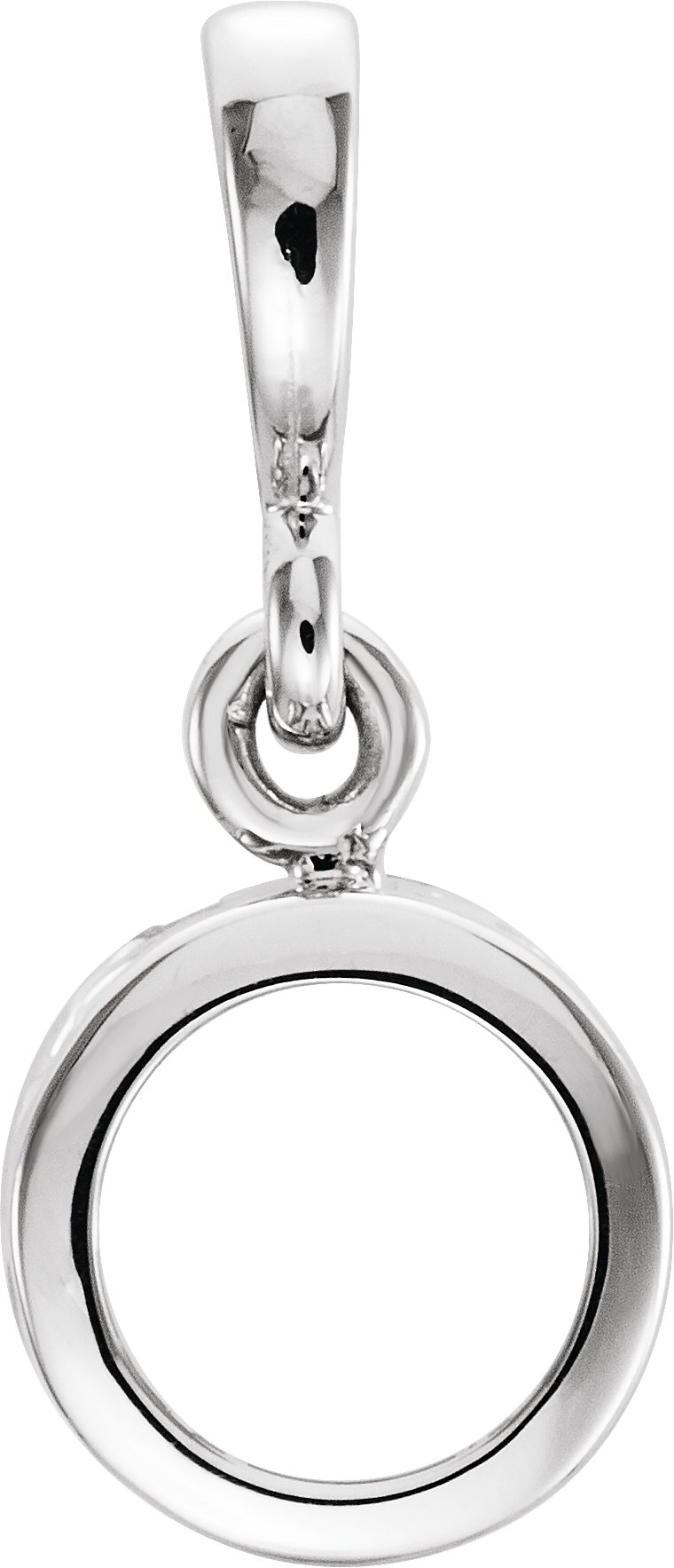 Filigree Back-Set Bezel Pendant