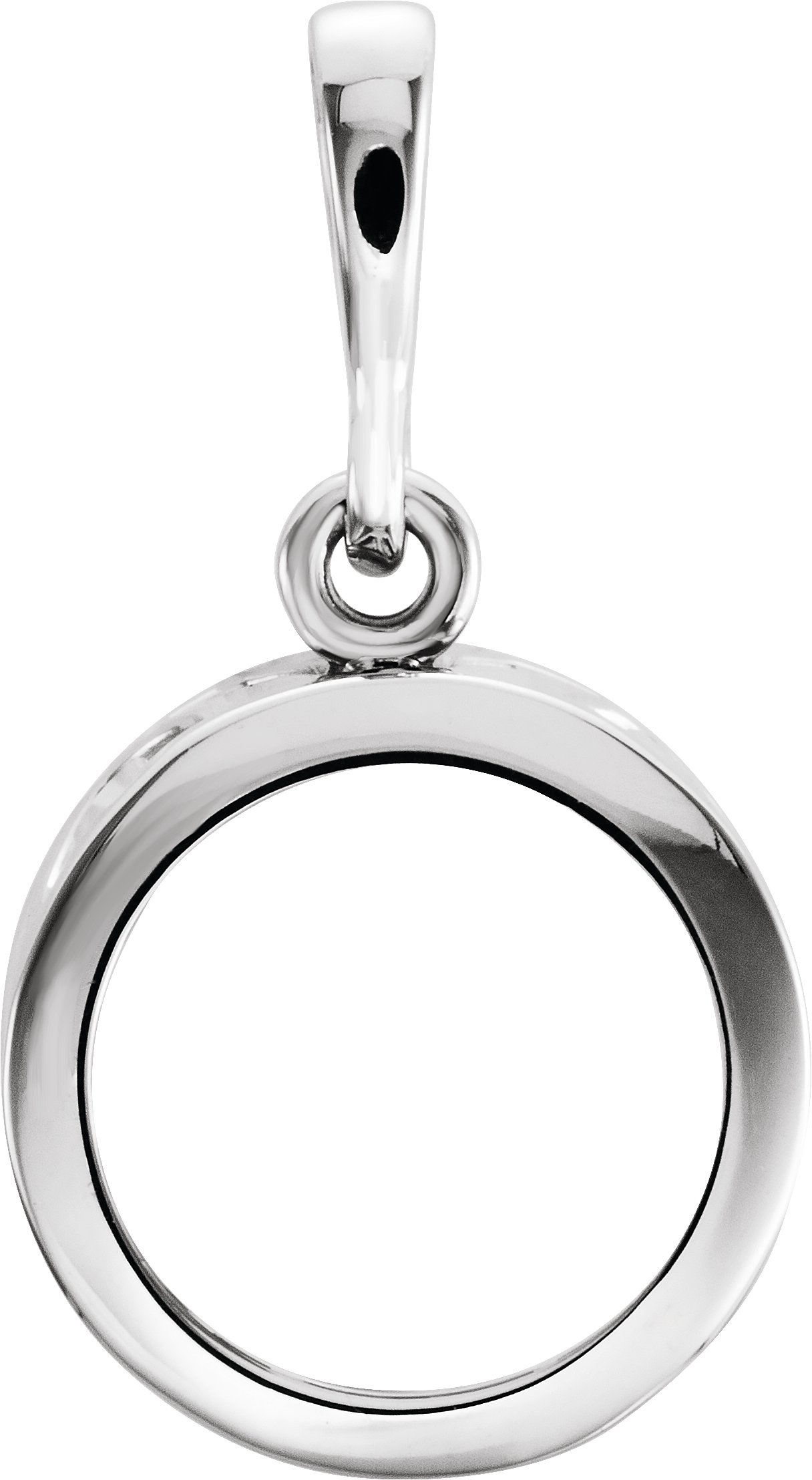 Filigree Back-Set Bezel Pendant