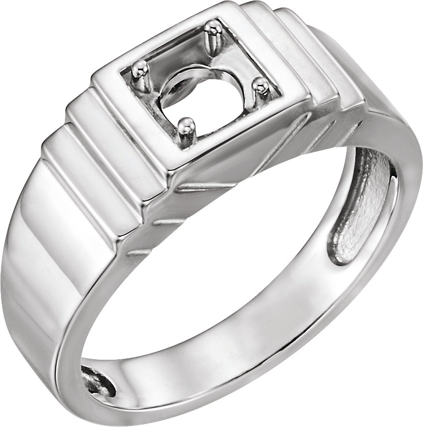 Men's Chatham® Created Blue Sapphire Ring alebo neosadený