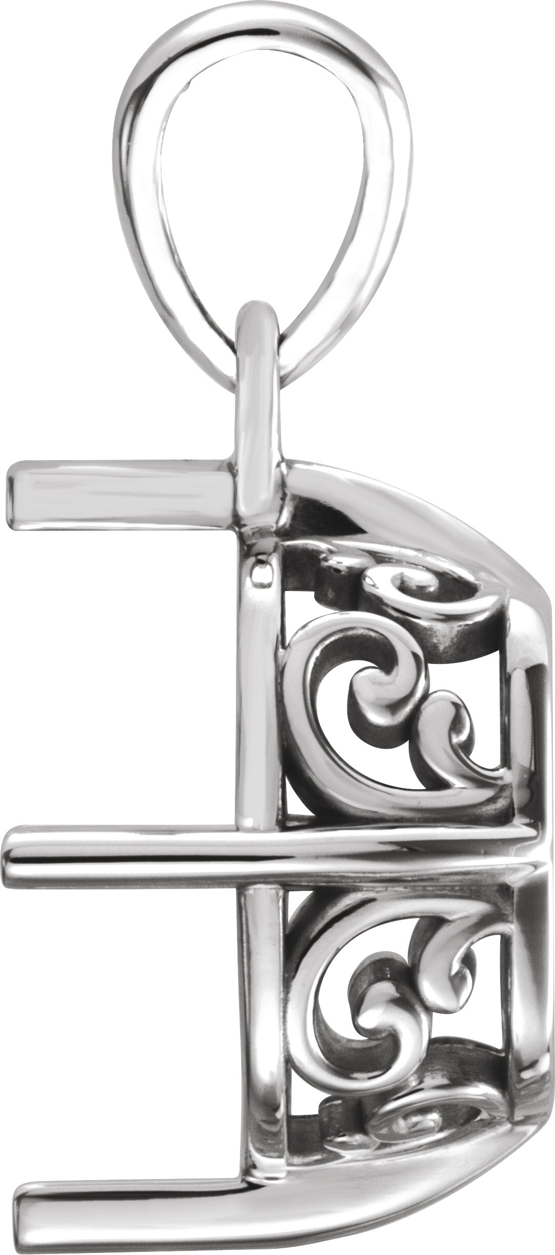 Cushion 4-Prong Pendant