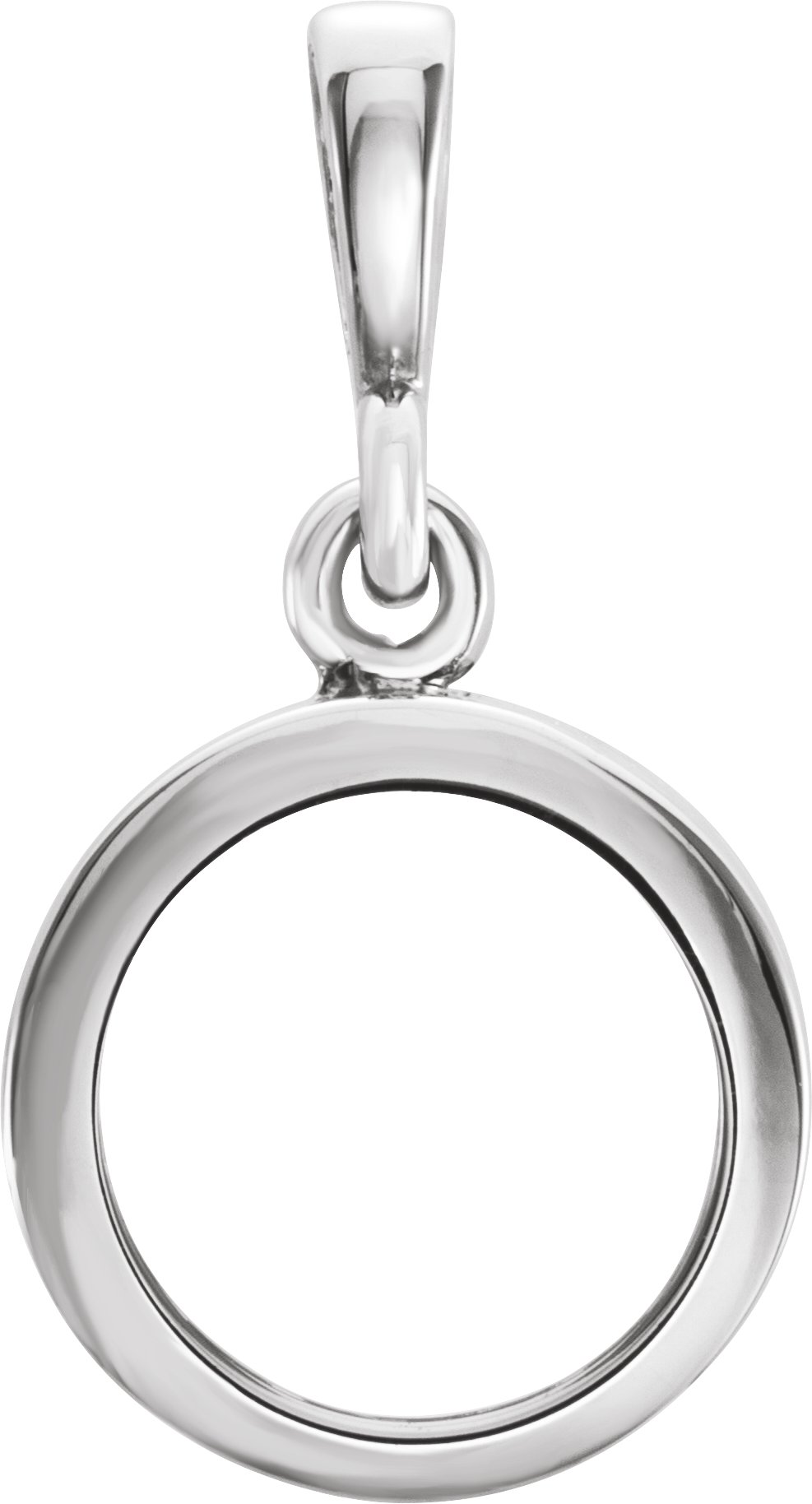Filigree Back-Set Bezel Pendant