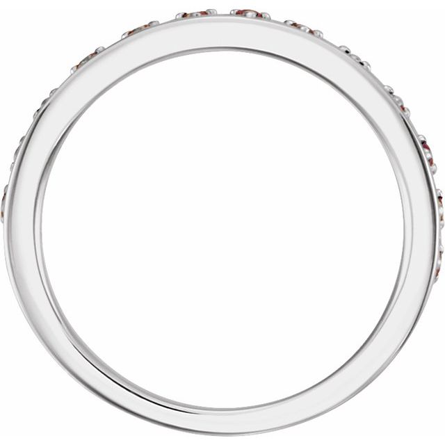 14K White 1/8 CTW Diamond Stackable Ring 