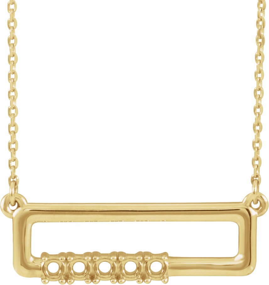 Family Rectangle Necklace
