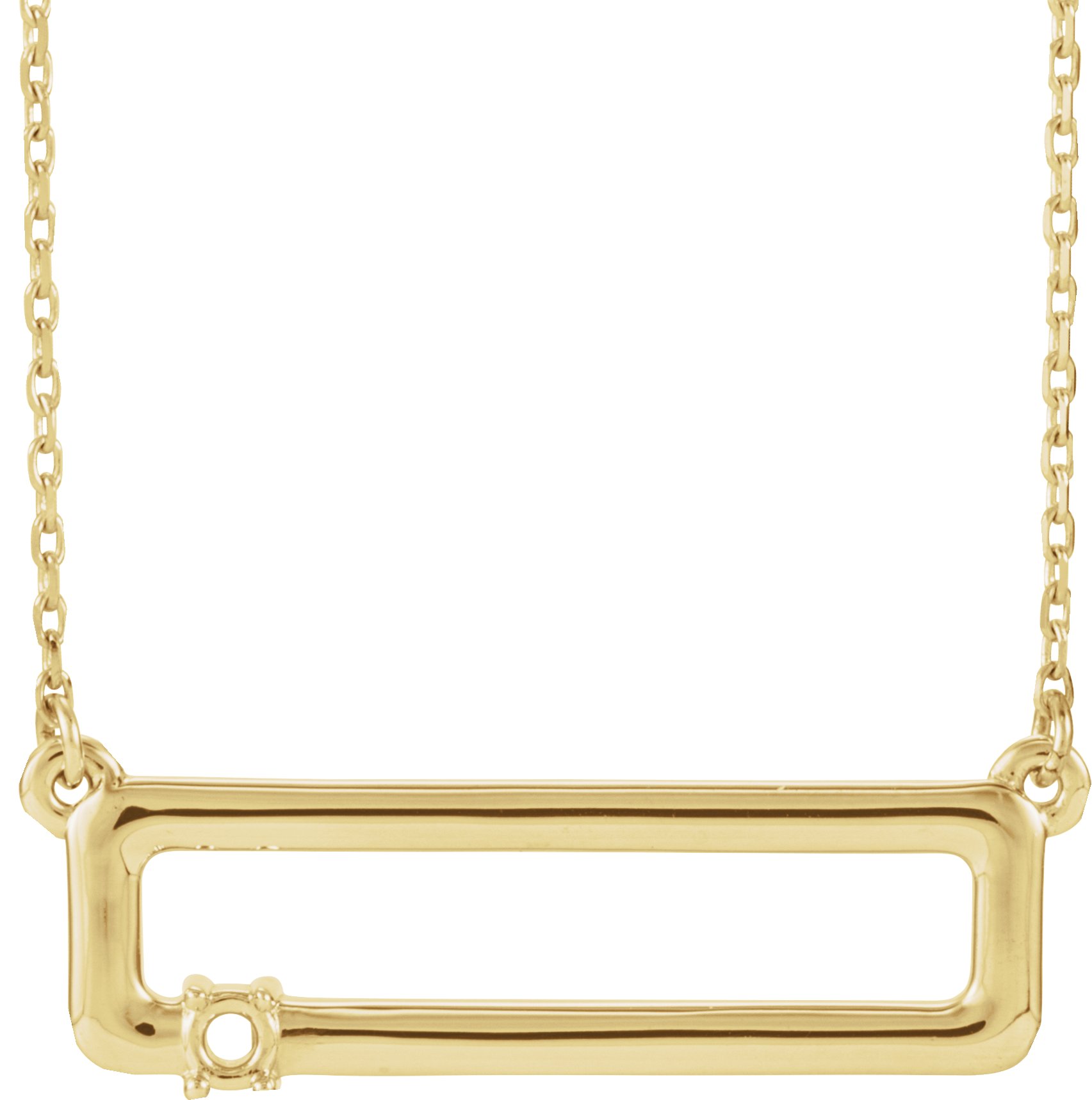 Family Rectangle Necklace