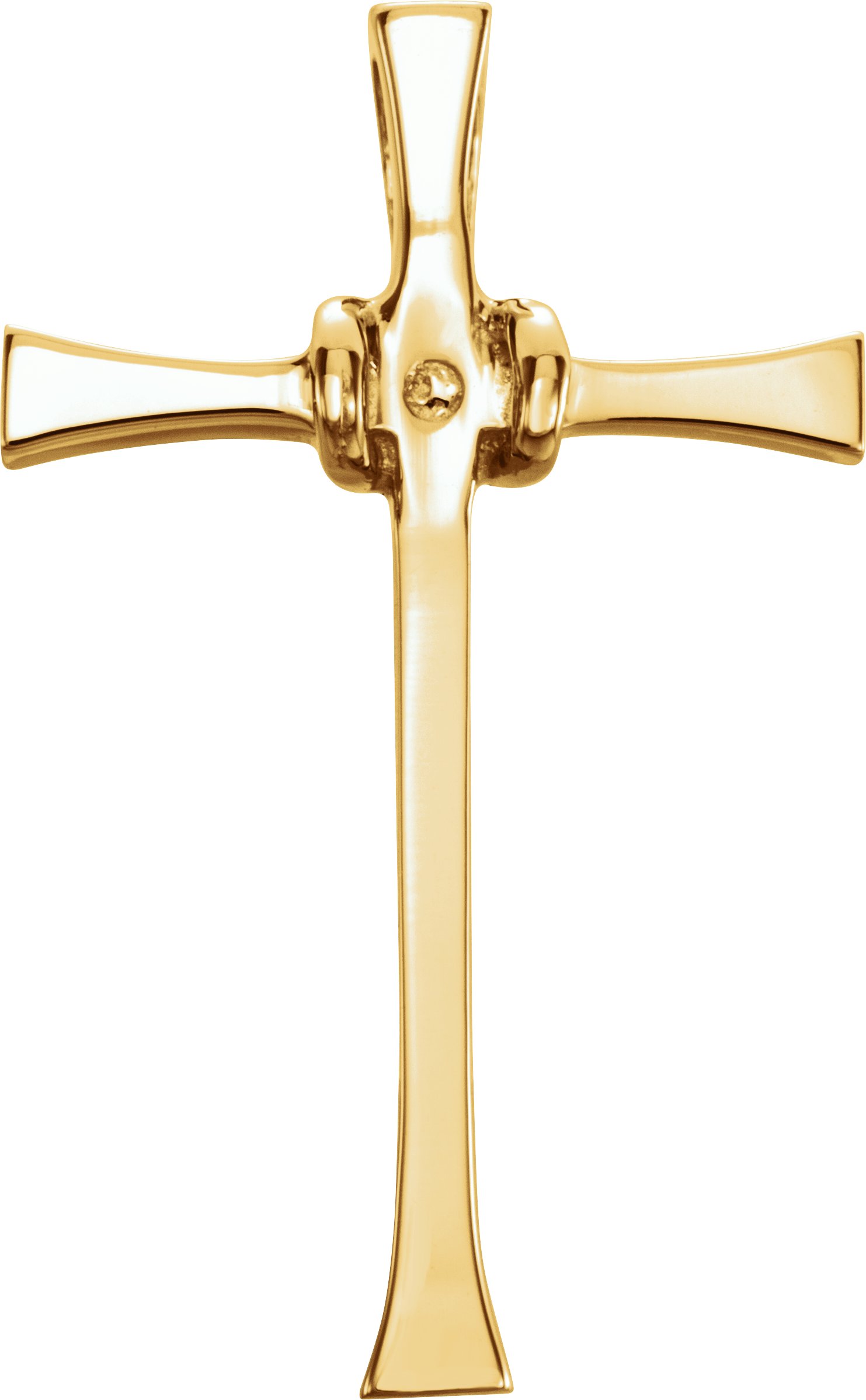 Solitaire Cross Pendant