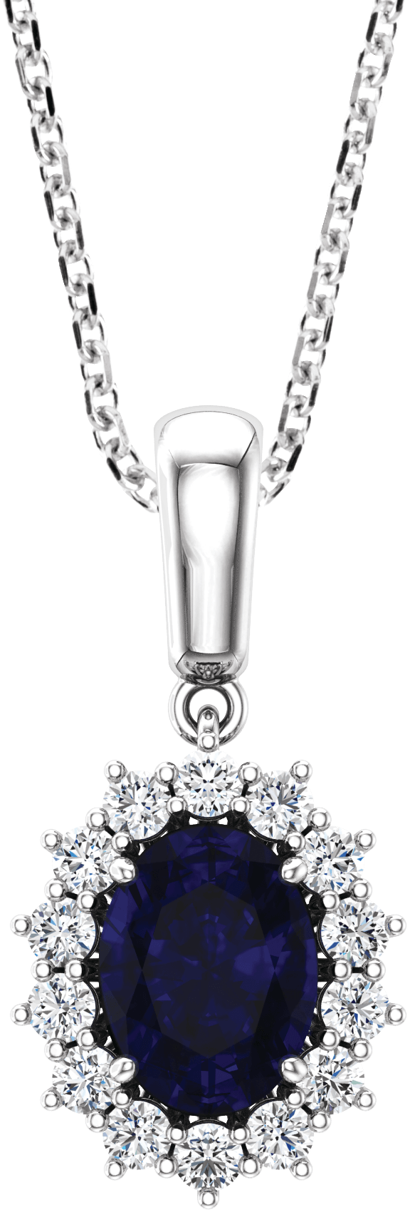 sapphire necklace