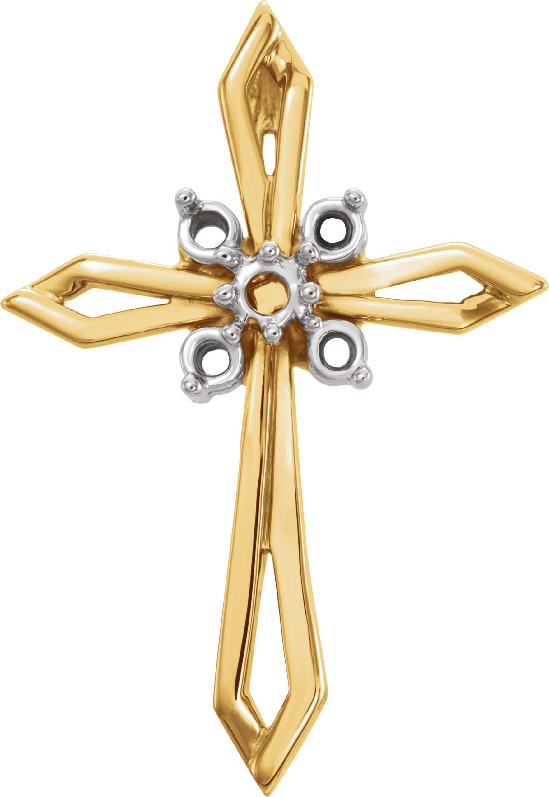 Accented Cross Pendant